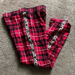 Jenni Red and Black Plaid Pajama Pants ($ only with bundling)